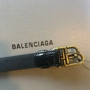 Balenciaga | Accessories | Balenciaga Black Belt 85 34  display picture 2